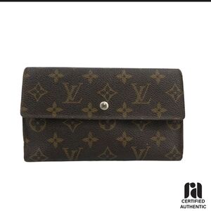Authentic Vintage Louis Vuitton Monogram International Trifold Wallet With COA!!